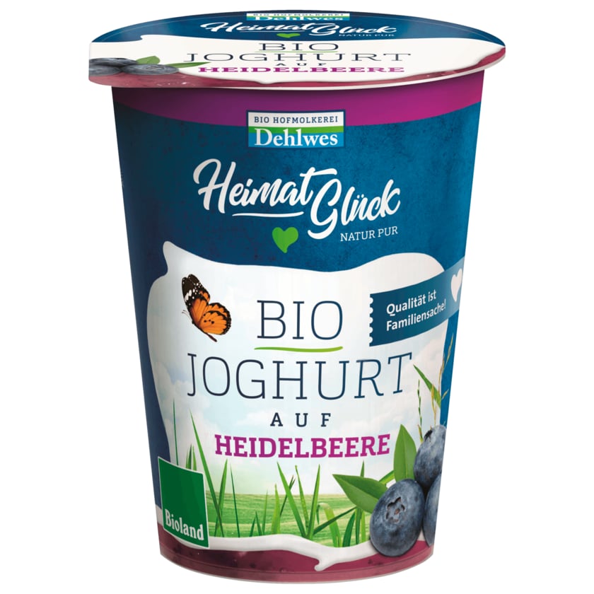Dehlwes Bio Joghurt auf Heidelbeere 400g